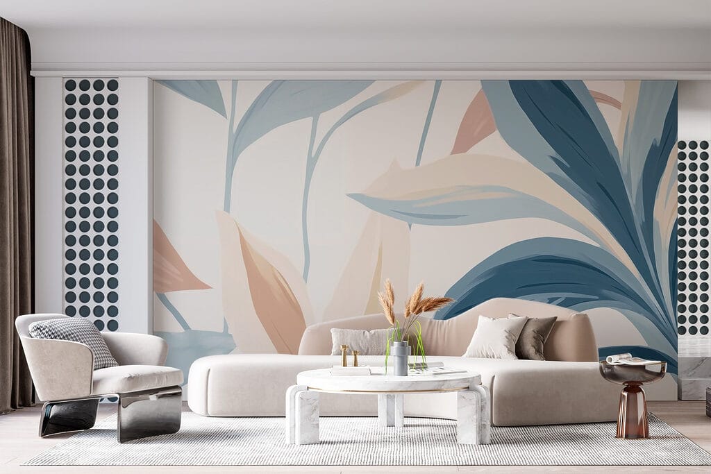 Natural hues and flowing shapes