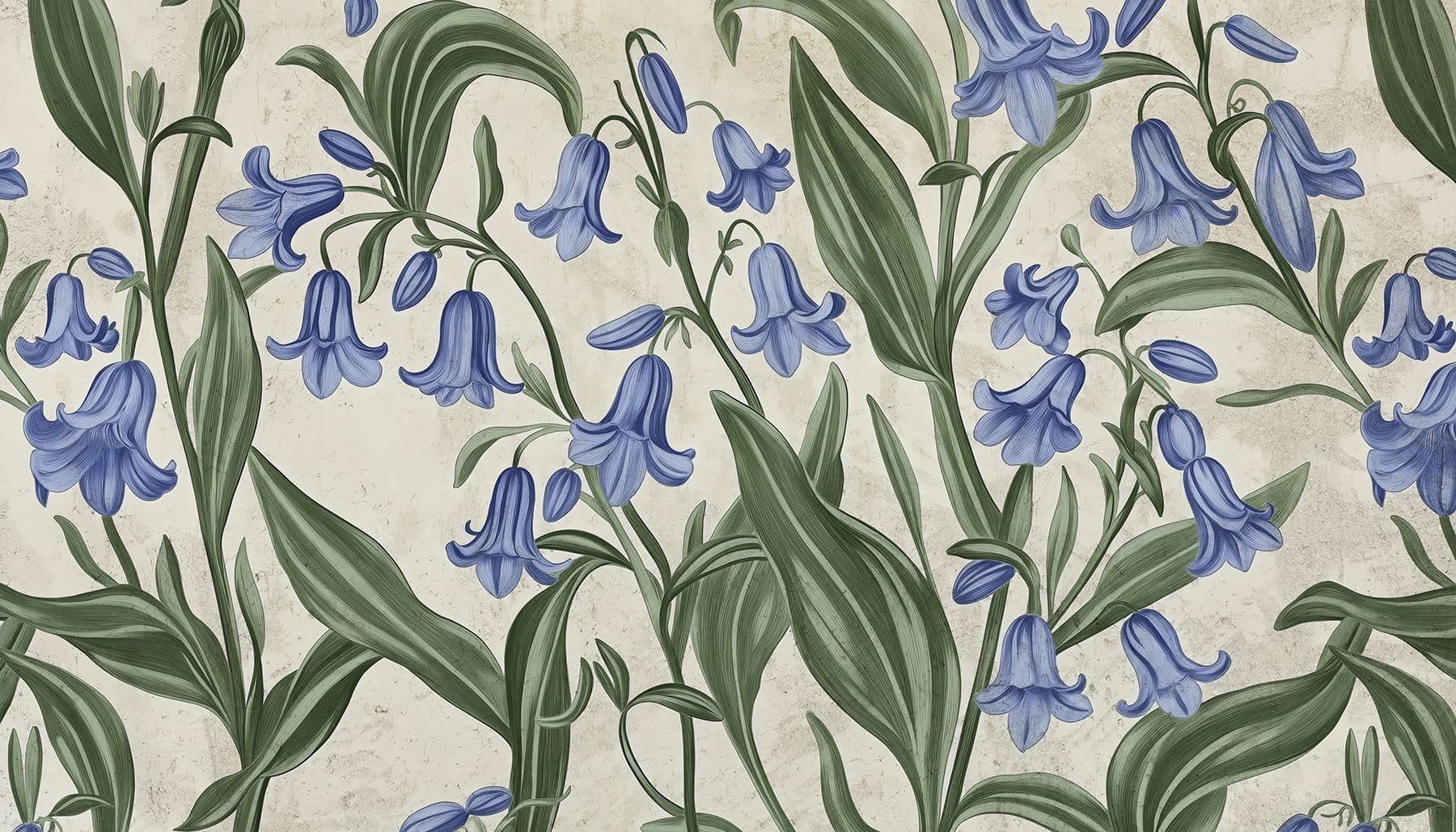 Serene blue blooms in soft hues