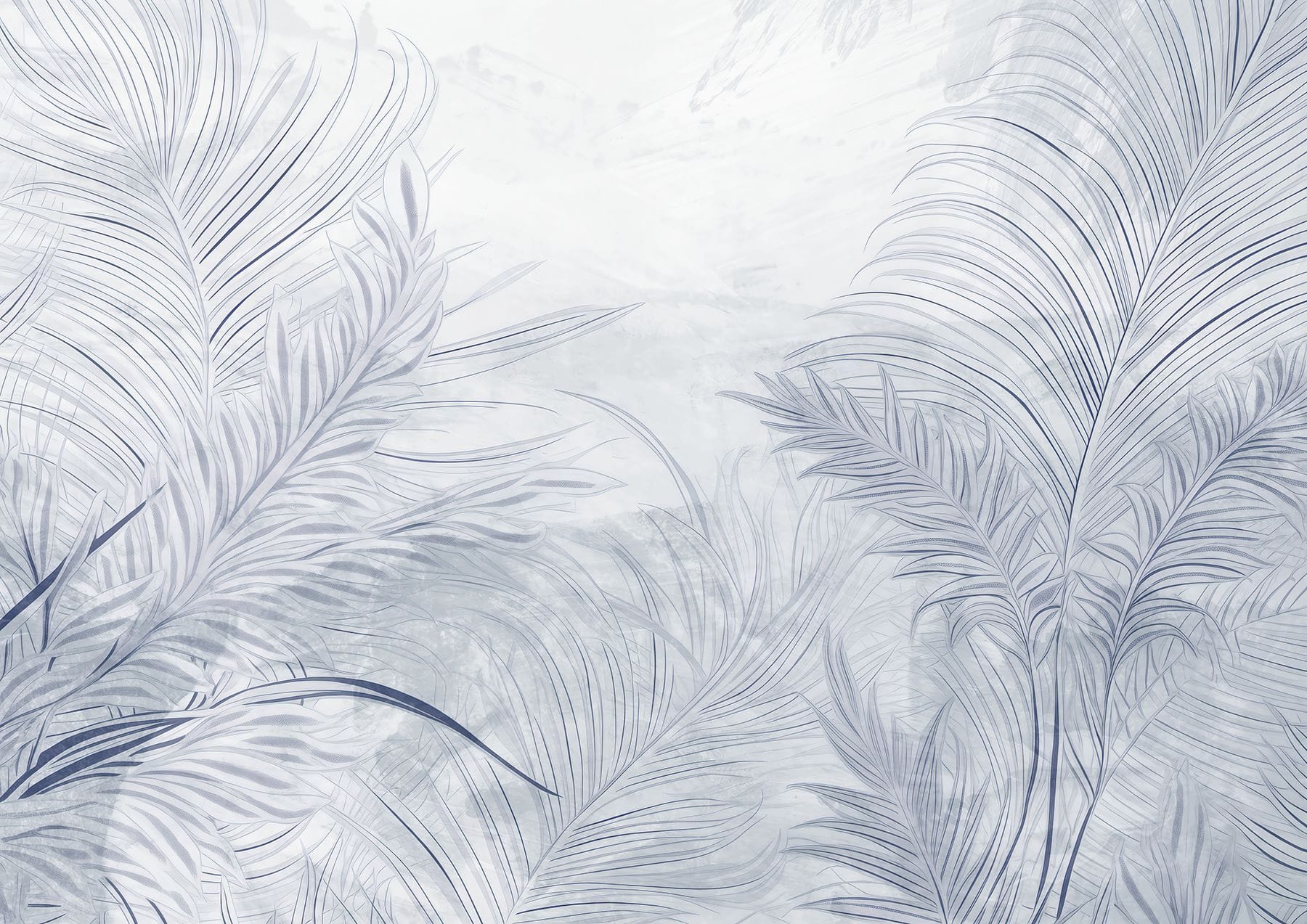 Nature's calming, soft palm leaves