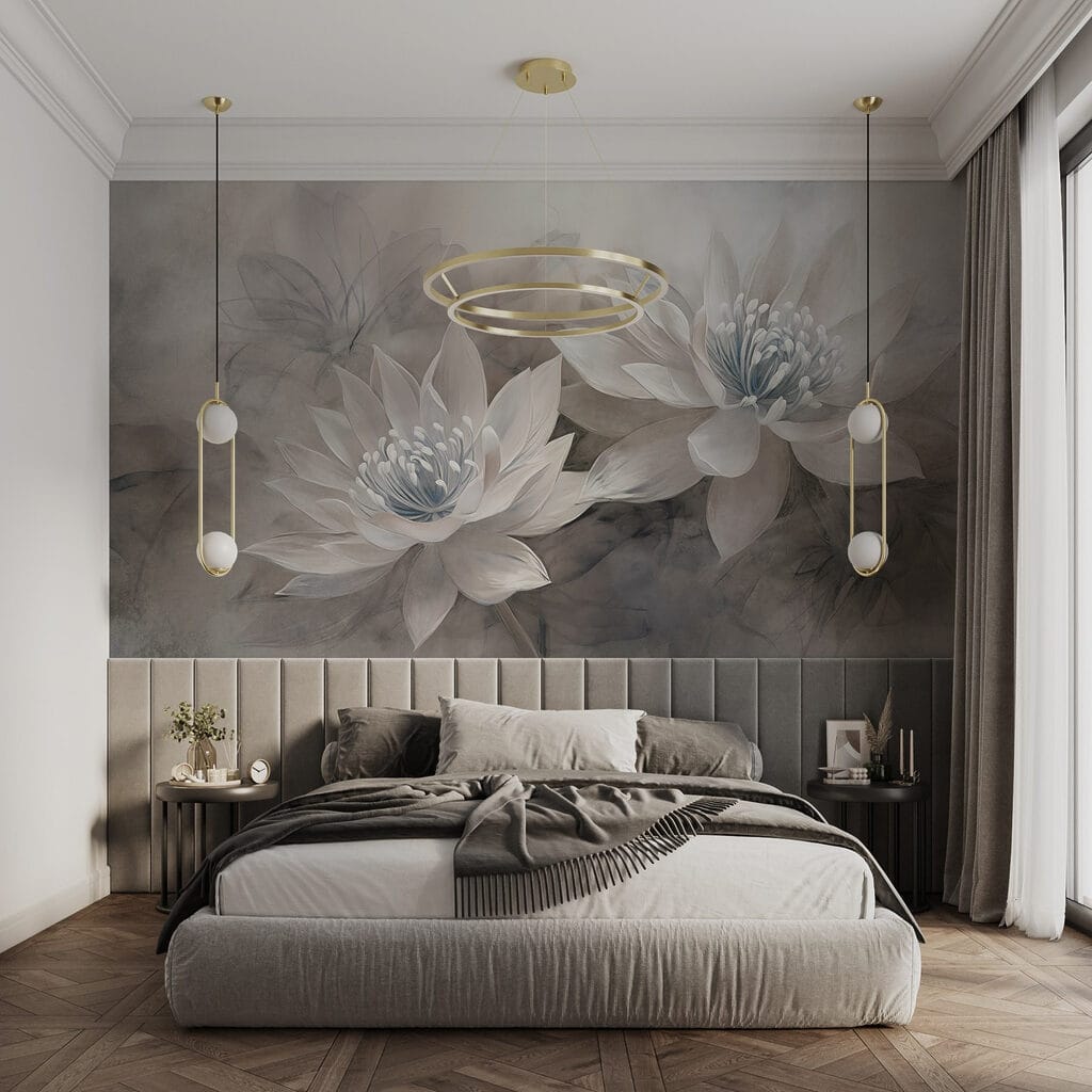 Delicate blossoms in soft hues