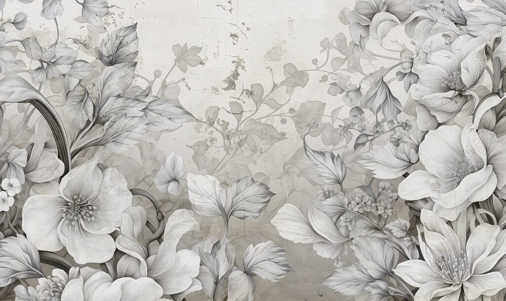 Delicate blooms in soft hues