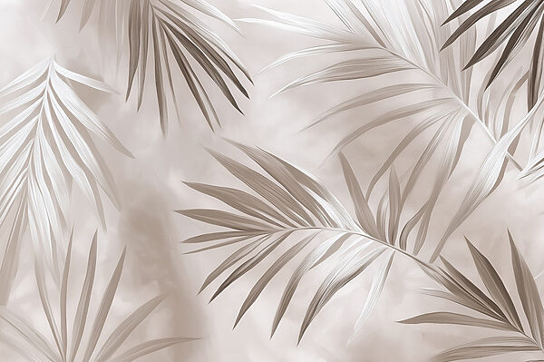 Nature's elegant palm leaves in harmony