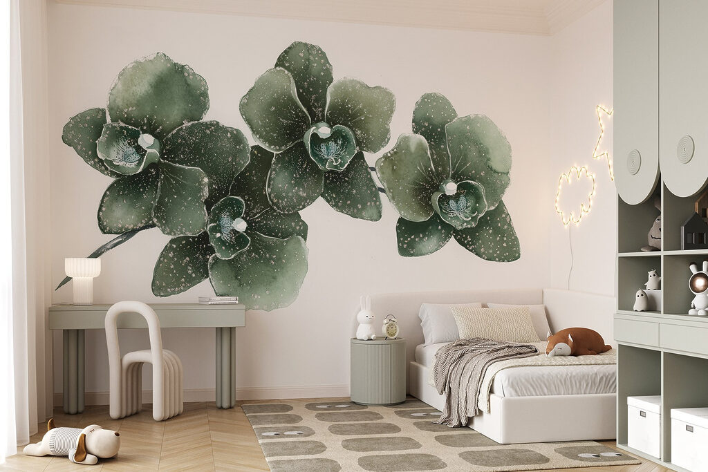 Three elegant orchids in harmony