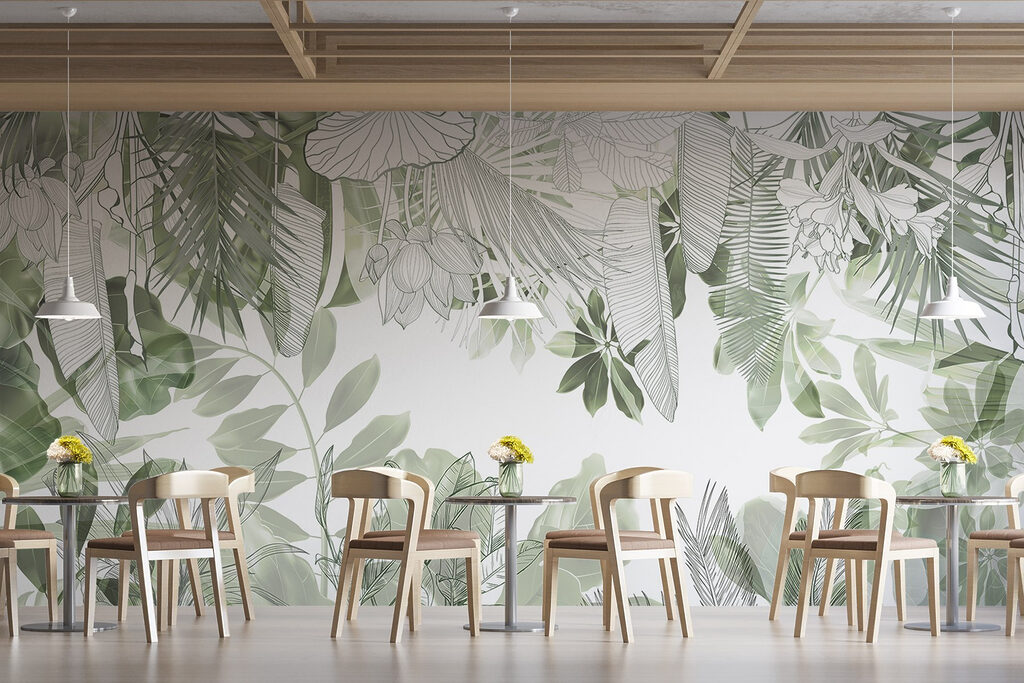 Botanical beauty in soft greens