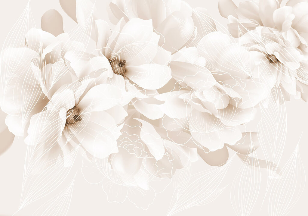 Delicate blooms on a soft backdrop