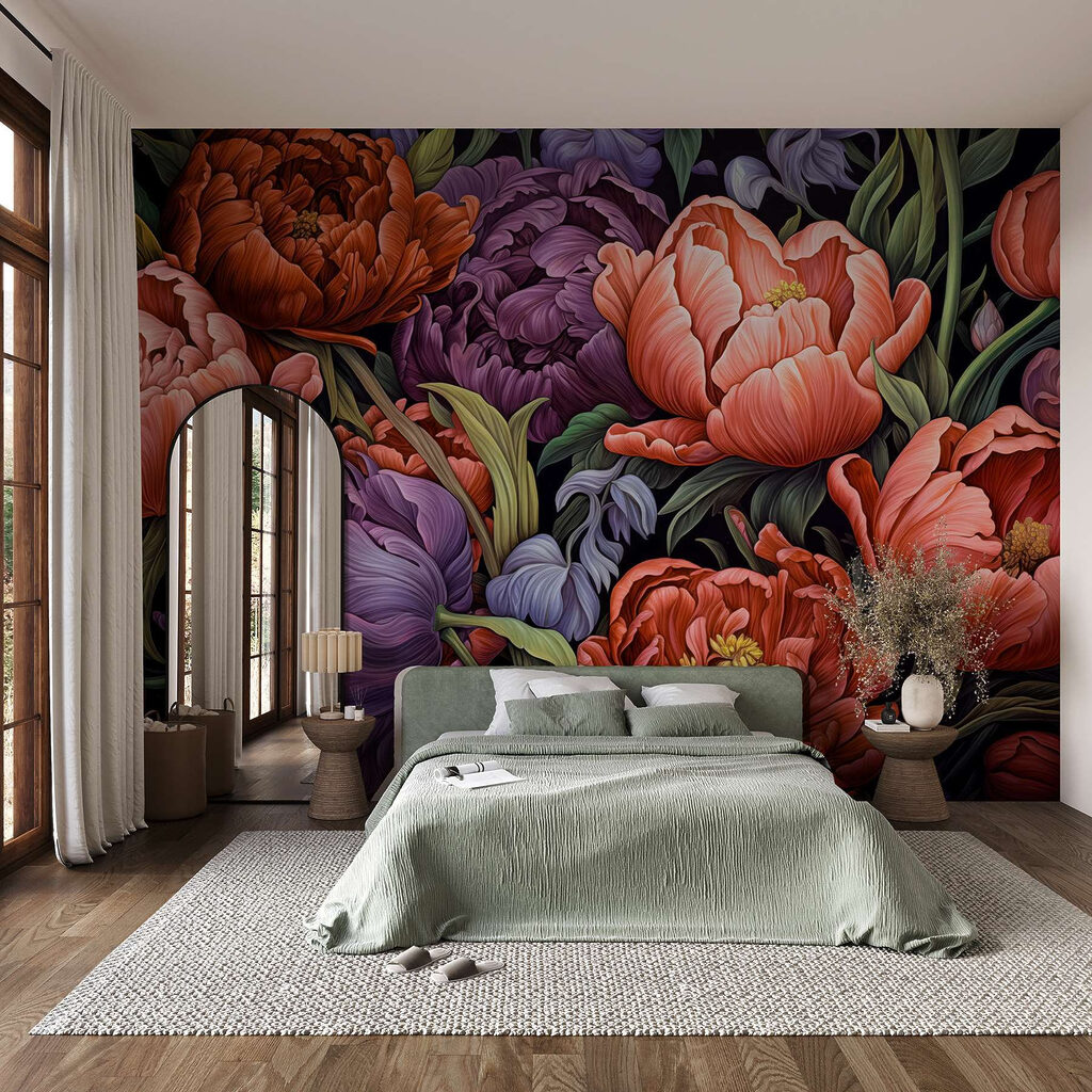 Vibrant blooms in rich colors