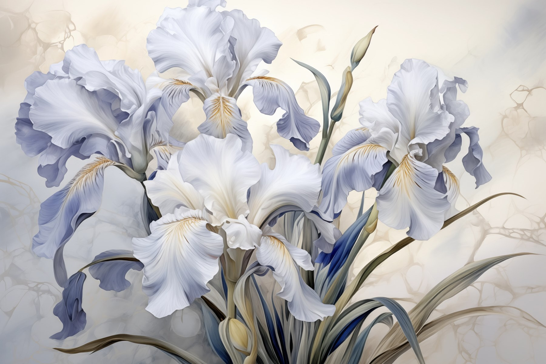 Beautiful blooms in soft hues