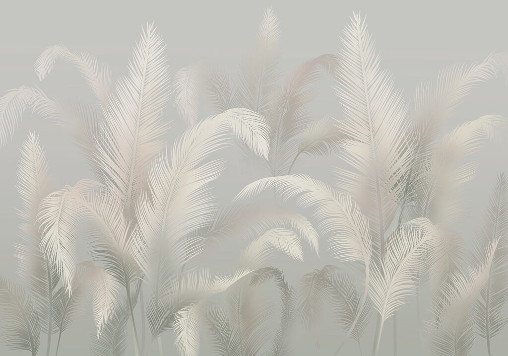Group of white feathers