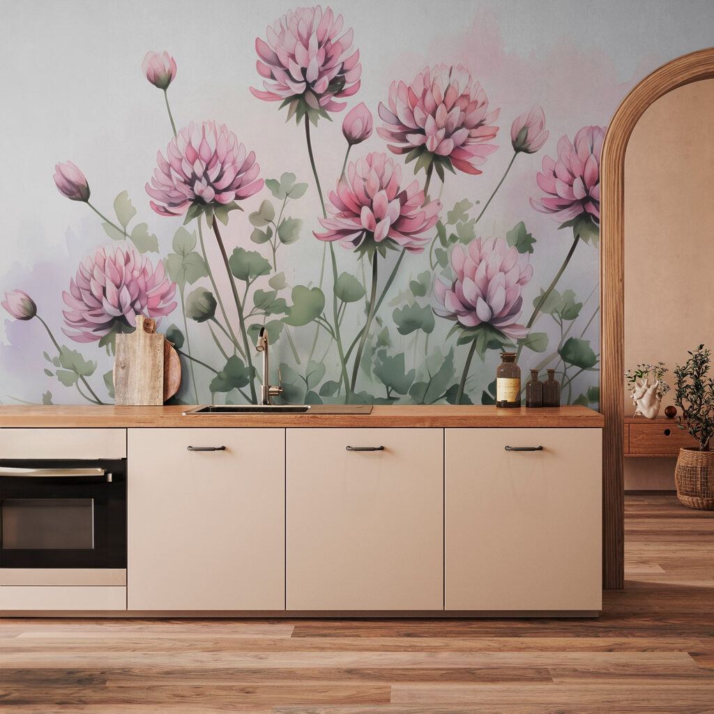 Group of pink flowers