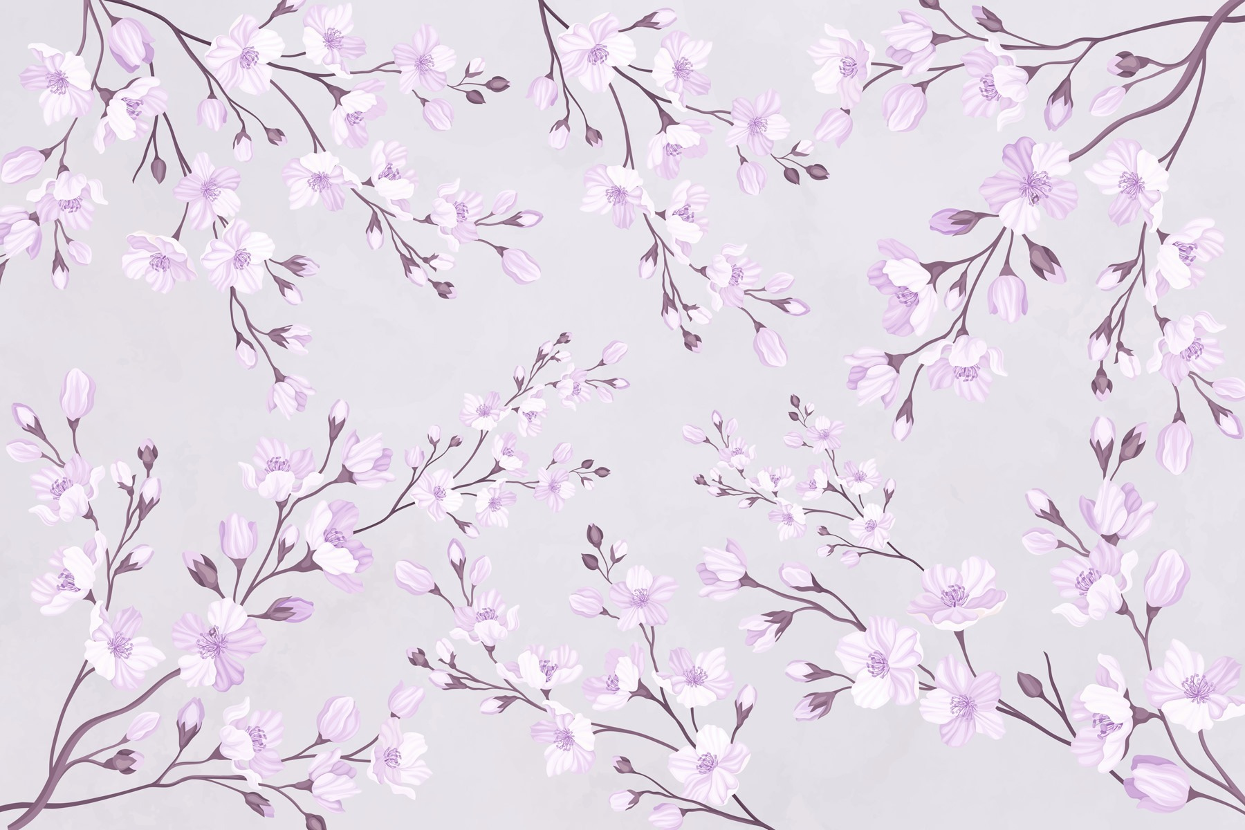 Pattern of flowers on a white background Pattern of flowers on a white background