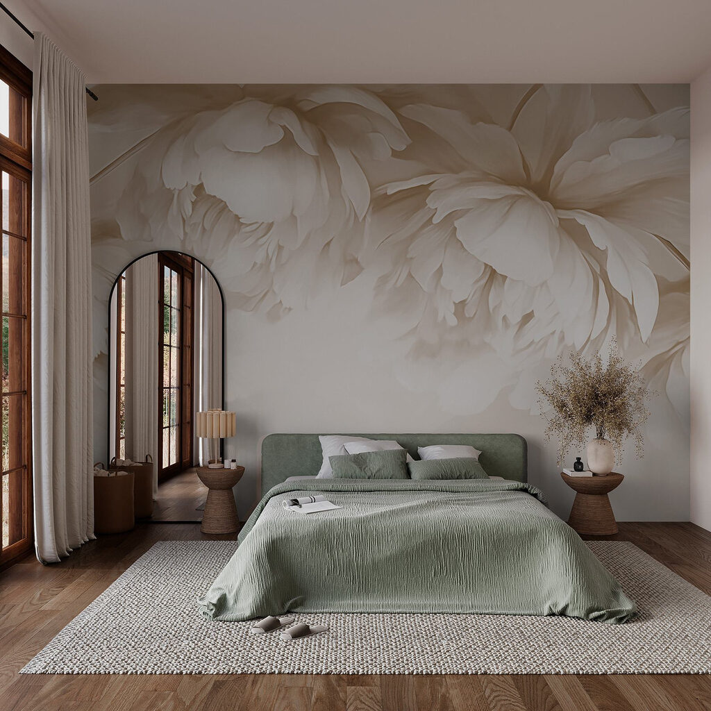 Delicate floral pattern in soft hues