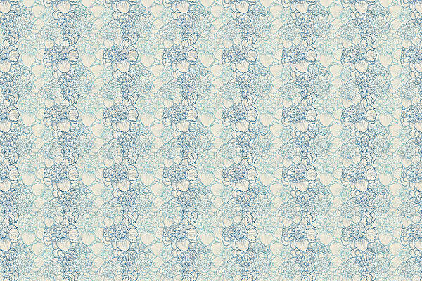 Pattern of blue and white flowers Pattern of blue and white flowers