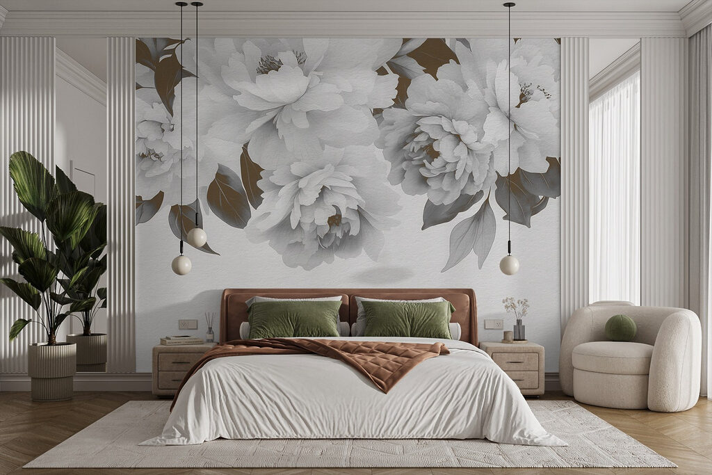 Group of white flowers