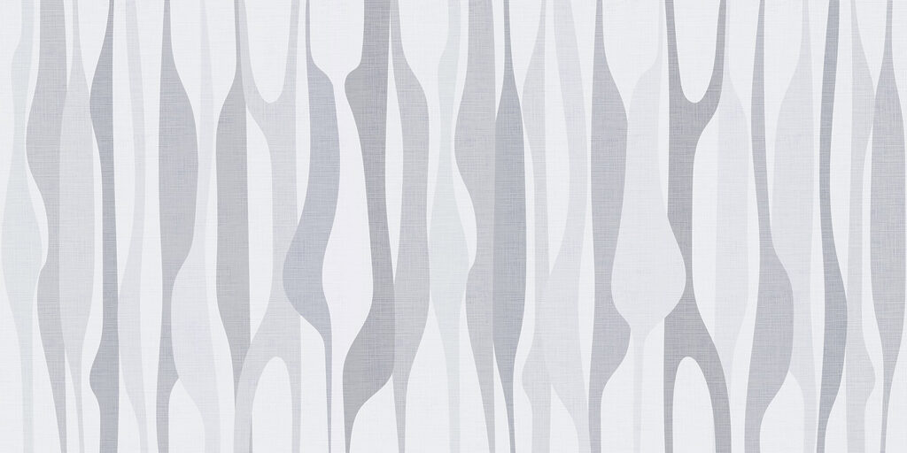 White and grey fabric with a pattern