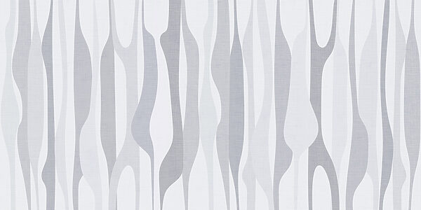 White and grey fabric with a pattern