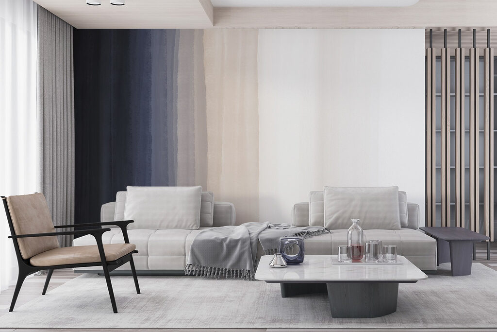 Textured stripes in soft color palette Textured stripes in soft color palette