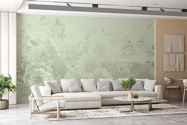 Floral patterns on a soft background Floral patterns on a soft background