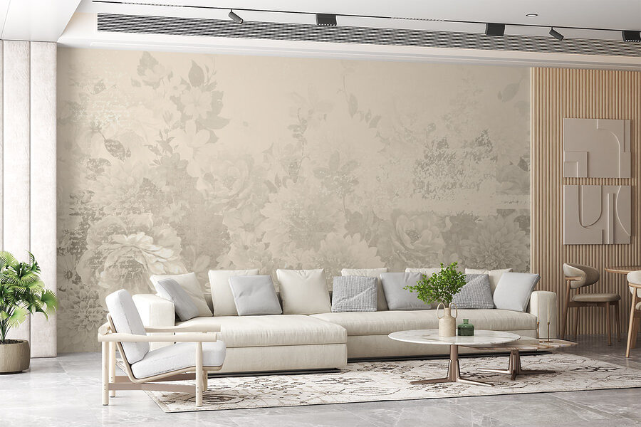 Delicate floral patterns in soft hues Delicate floral patterns in soft hues