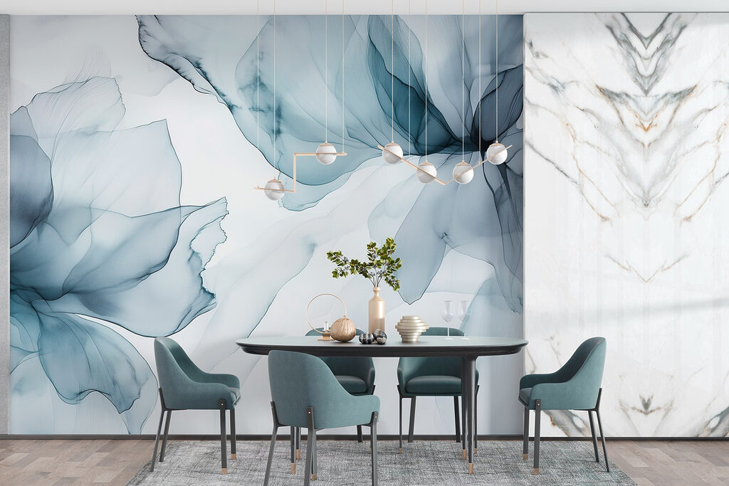 Delicate petals in soft hues