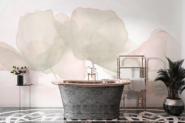 Delicate petals in soft hues