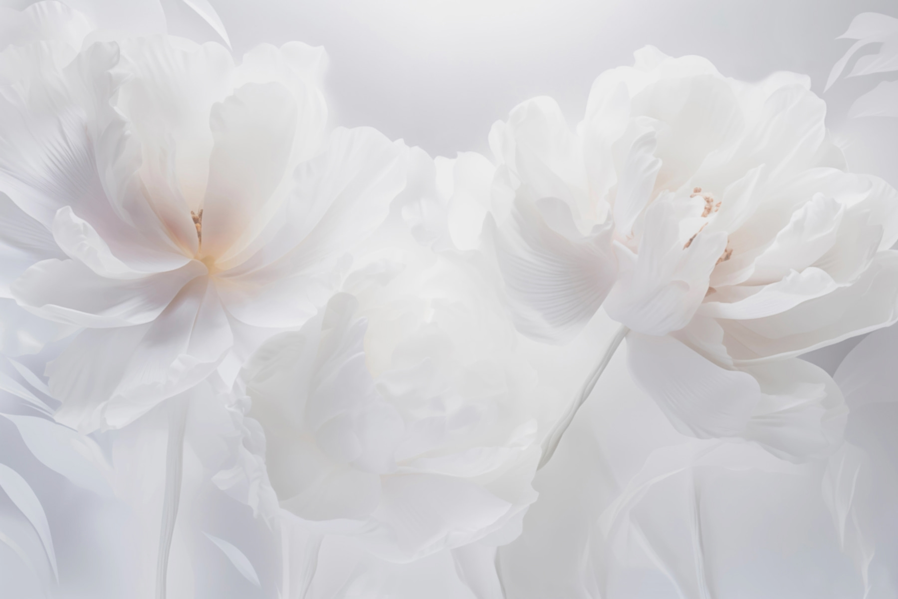 Group of white flowers