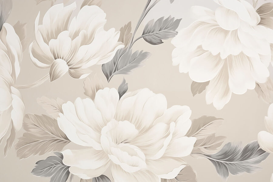 Wallpaper with flowers Wallpaper with flowers