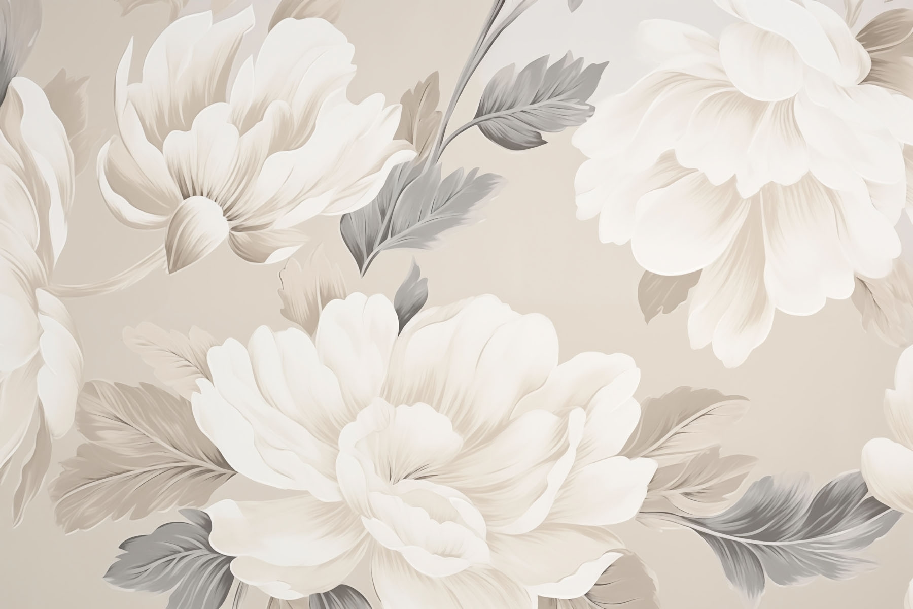 Wallpaper with flowers