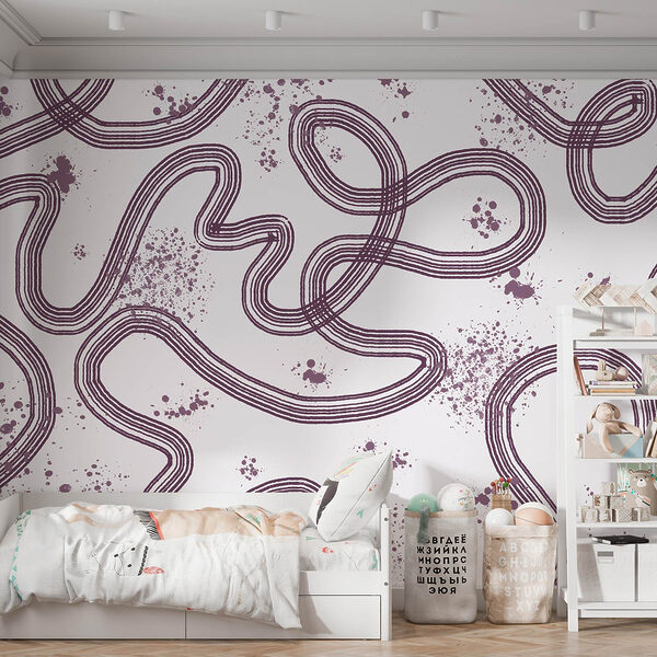 Pattern of lines and spots