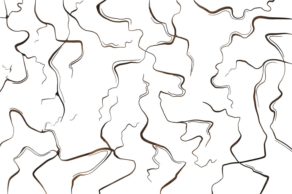 Curves and lines in contrast