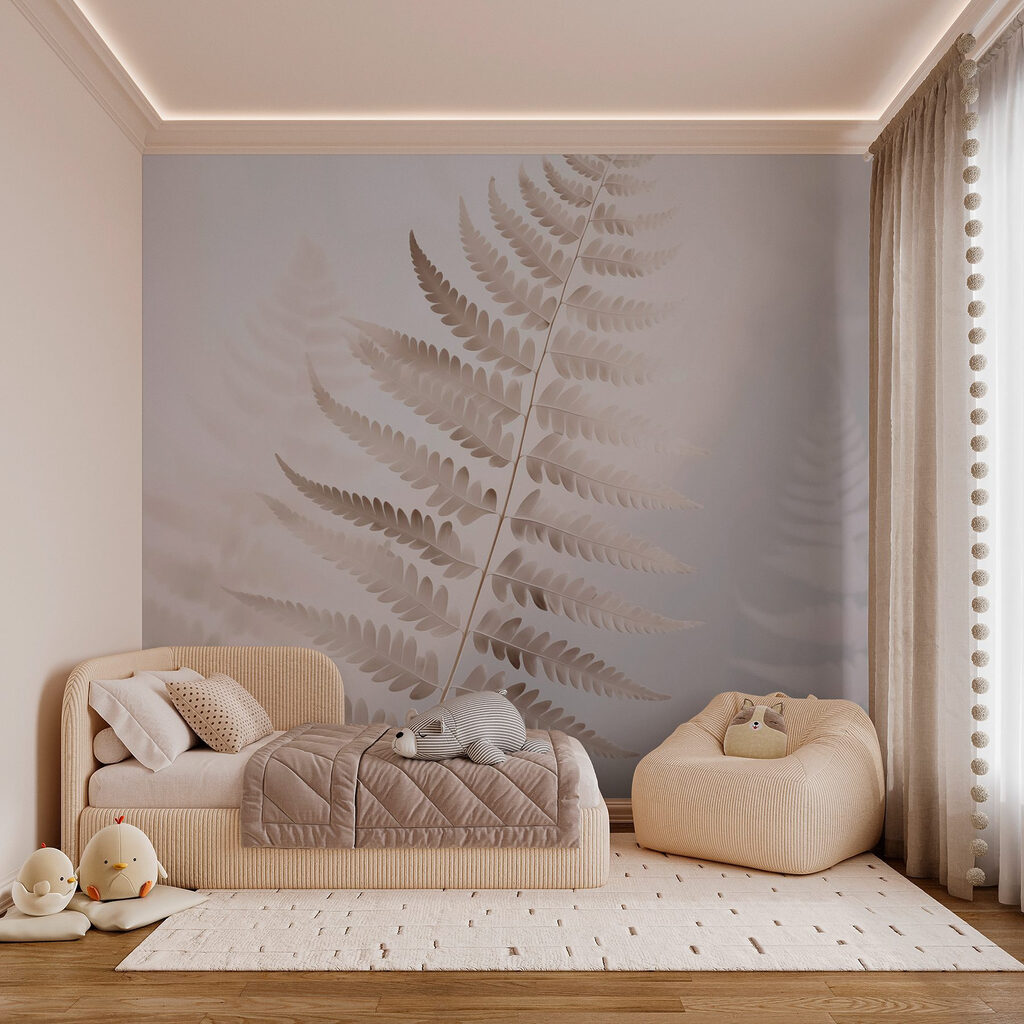 Delicate fern in soft light