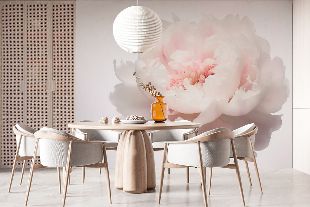 Delicate petals in soft bloom