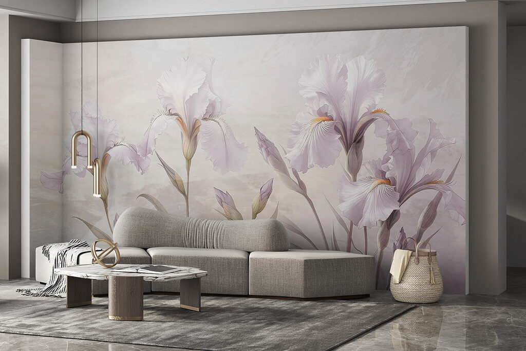 Delicate petals in soft hues