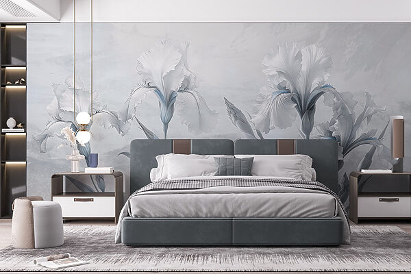 Delicate blooms in soft hues