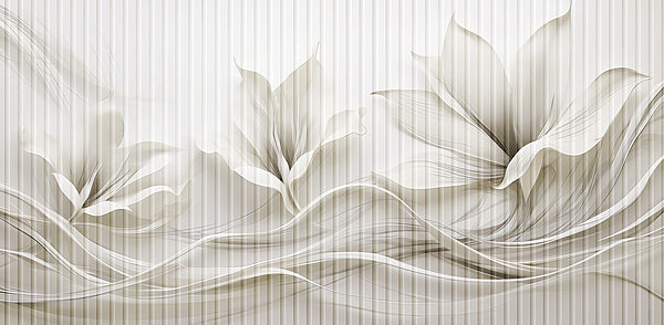 Λεπτό σχέδιο floral wave Λεπτό σχέδιο floral wave