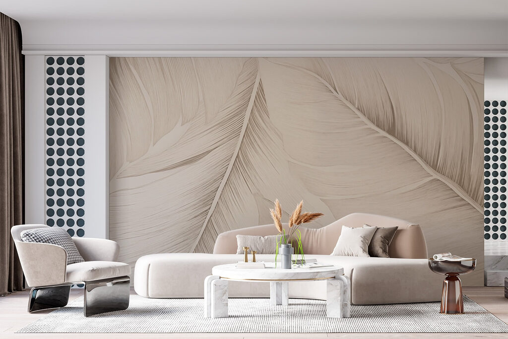 Elegant patterns of soft leaves