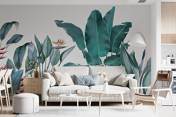 Group of green leaves