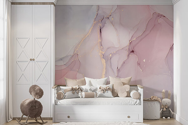 Abstract beauty in soft hues