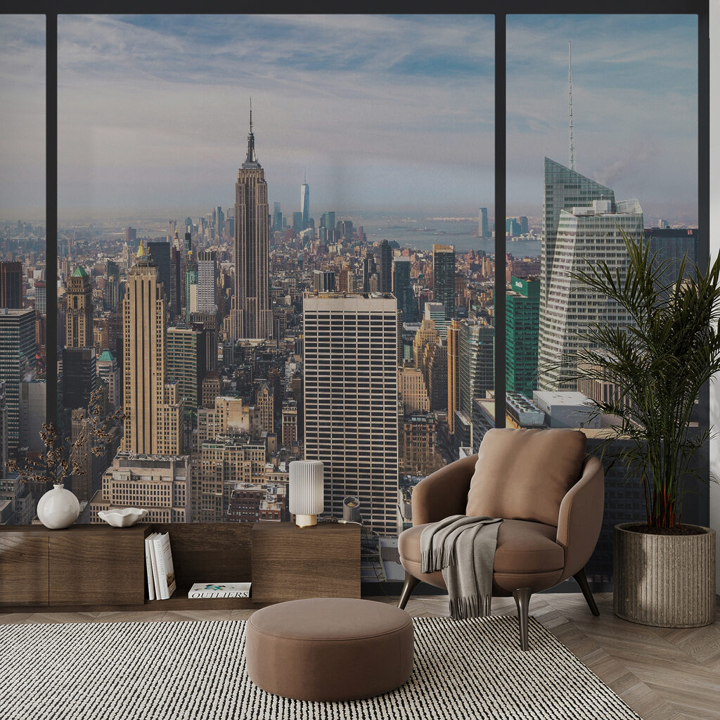 City with tall buildings