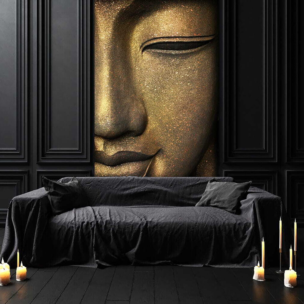 Tranquil expression of inner peace