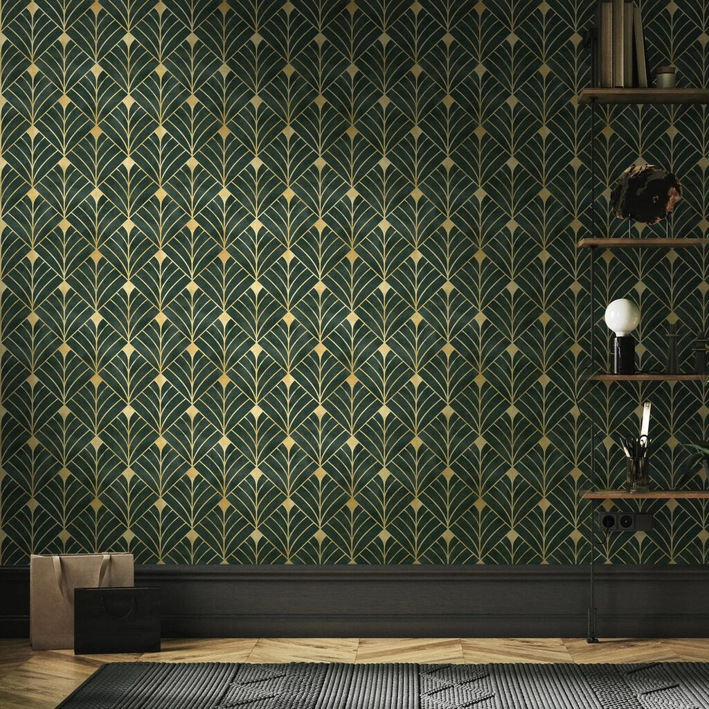 Green and yellow pattern