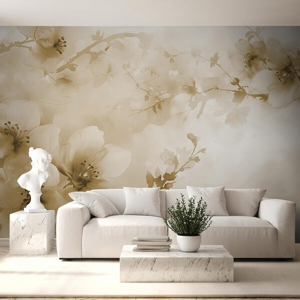 Delicate blossoms in soft hues