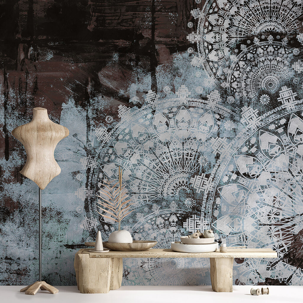 Abstract patterns in muted colors