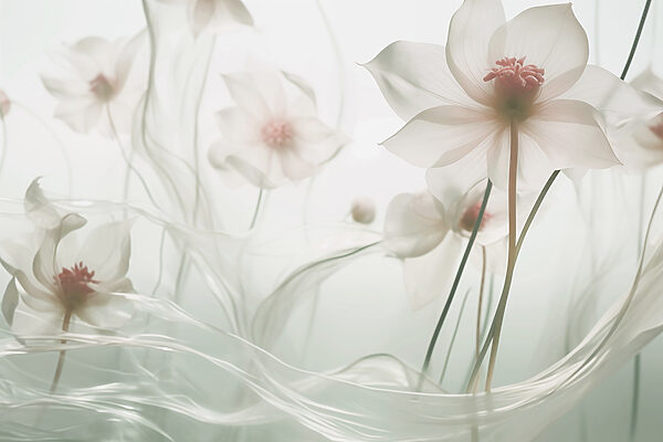 Gentle blooms in soft light