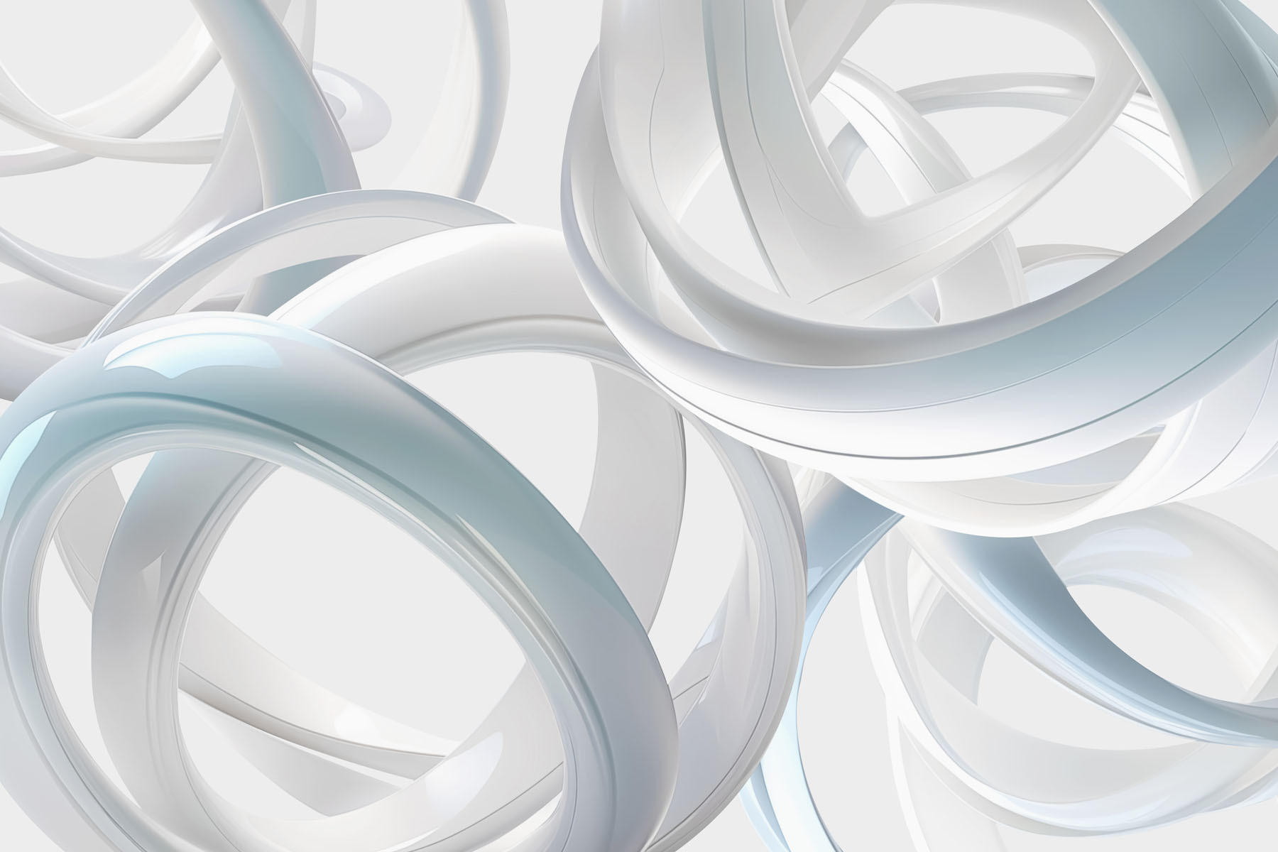 Group of white rings