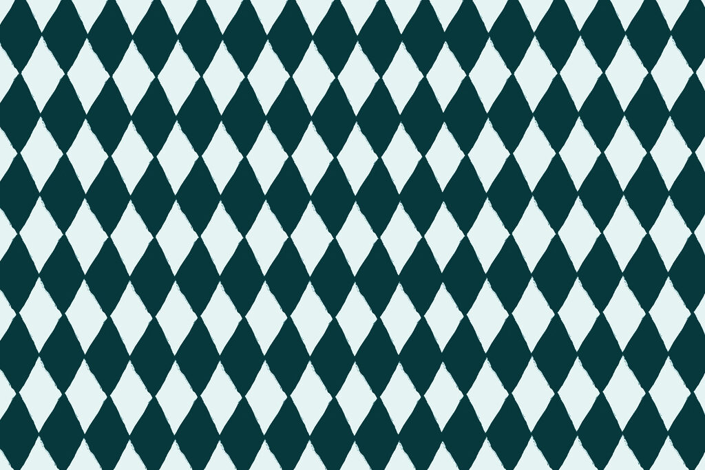 Black and white diamond pattern