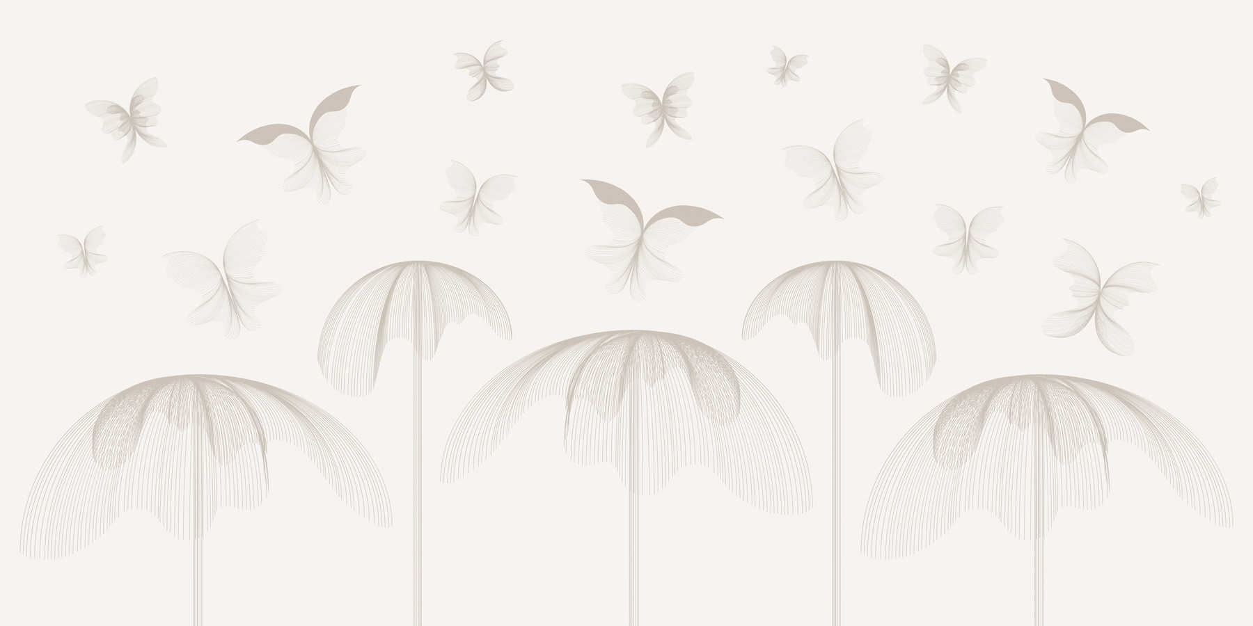 Butterflies flying butterflies and flowers