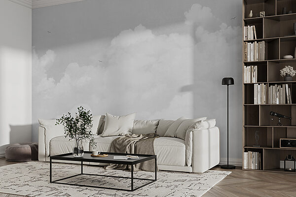 A white clouds in the sky A white clouds in the sky