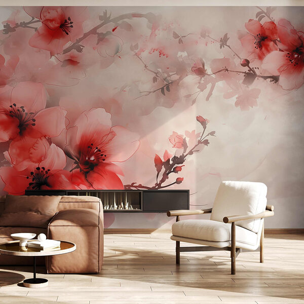 Delicate blooms in soft hues