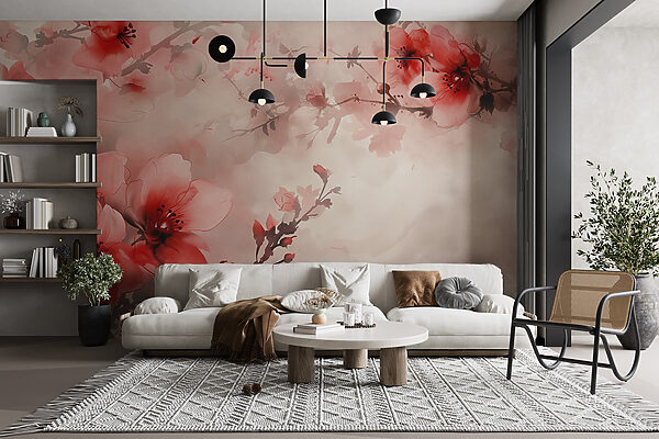 Delicate blooms in soft hues