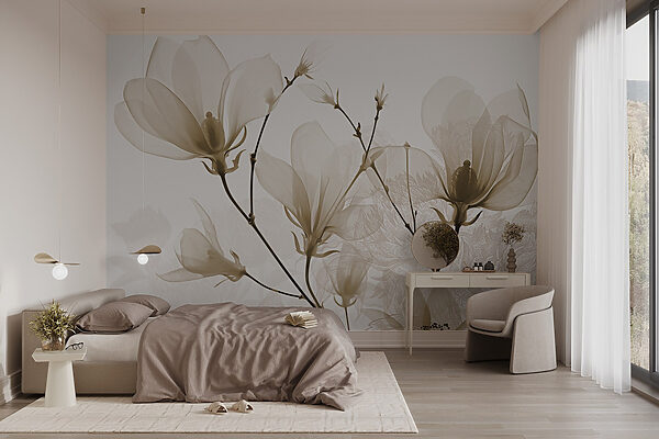 Delicate blooms in soft hues